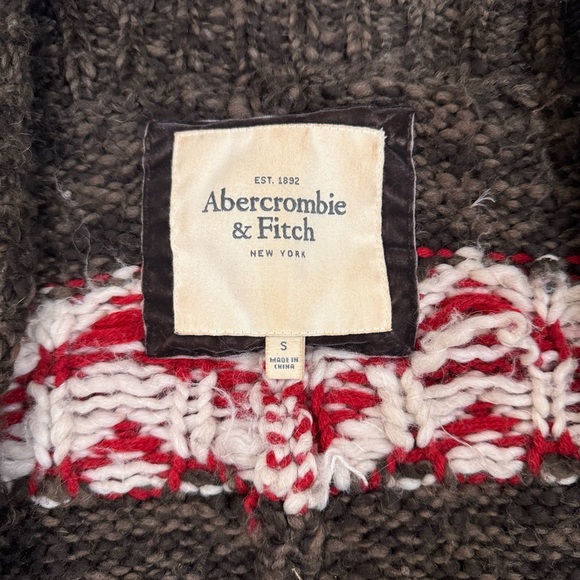 Abercrombie and Fitch Knitted Big Wrap Sweater Small - Picture 5 of 5